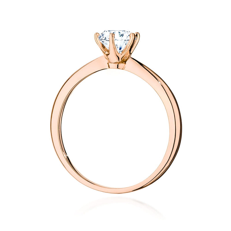 Inel Aur 14K cu Diamant Natural 0.70 ct, imaginea 9 din 9