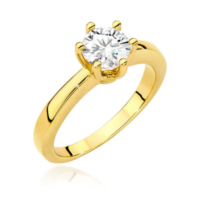 Inel Aur 14K cu Diamant Natural 0.70 ct