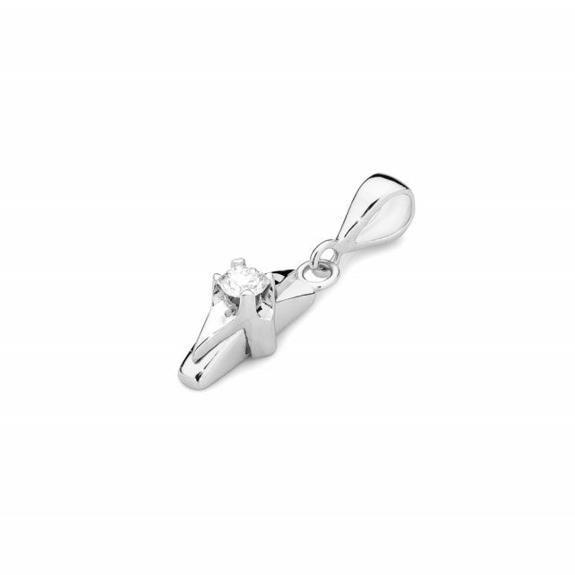 Pandantiv Aur 14K cu Diamant Natural 0.20 ct, imaginea 3 din 4
