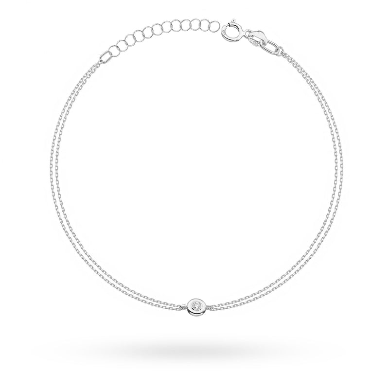 Bratara Aur 14K cu Diamante Naturale 0.02 ct, imaginea 3 din 5