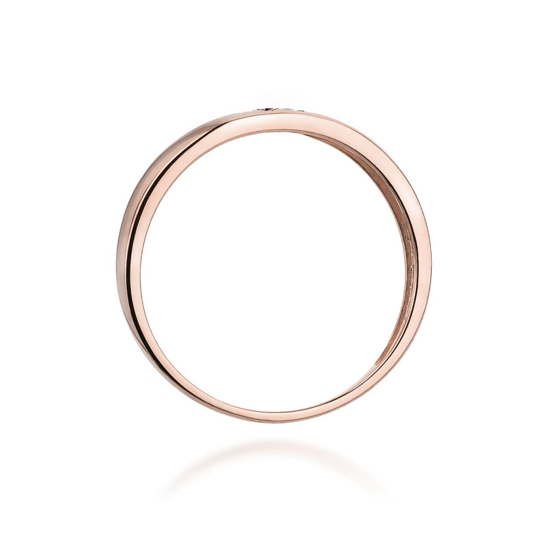 Inel Aur 14K cu Diamante Naturale Negre 0.02 ct, imaginea 10 din 11