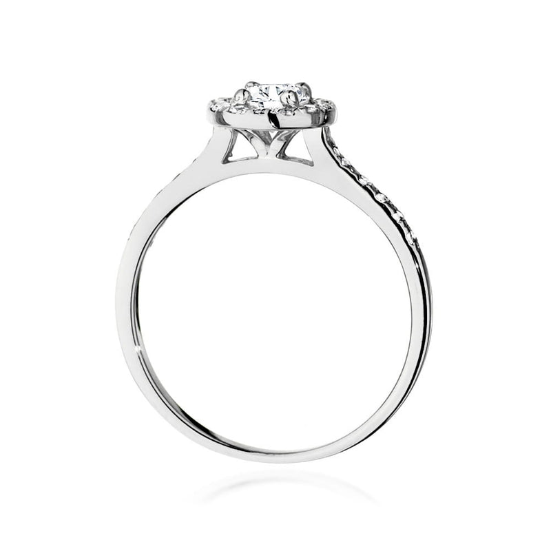 Inel Aur 14K cu Diamante Naturale 0.64 ct, imaginea 6 din 9