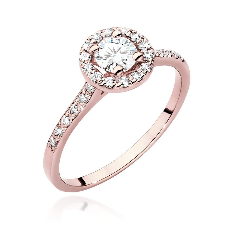 Inel Aur 14K cu Diamante Naturale 0.64 ct, imaginea 7 din 9