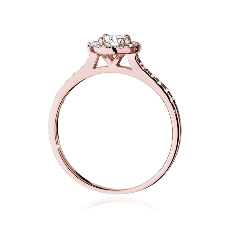 Inel Aur 14K cu Diamante Naturale 0.64 ct, imaginea 9 din 9