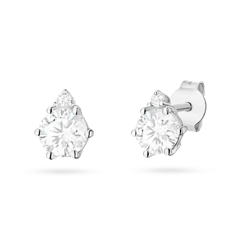 Cercei Aur 14K cu Diamante de Laborator 0.53 ct, imaginea 3 din 4