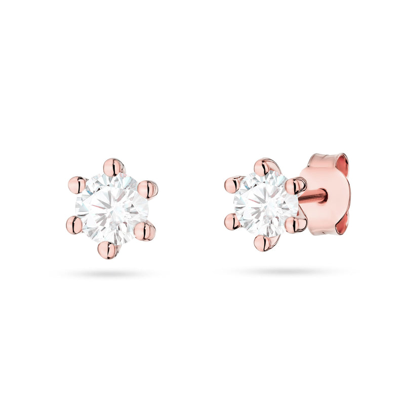 Cercei Aur 14K cu Diamant de Laborator 0.30 ct, imaginea 2 din 3