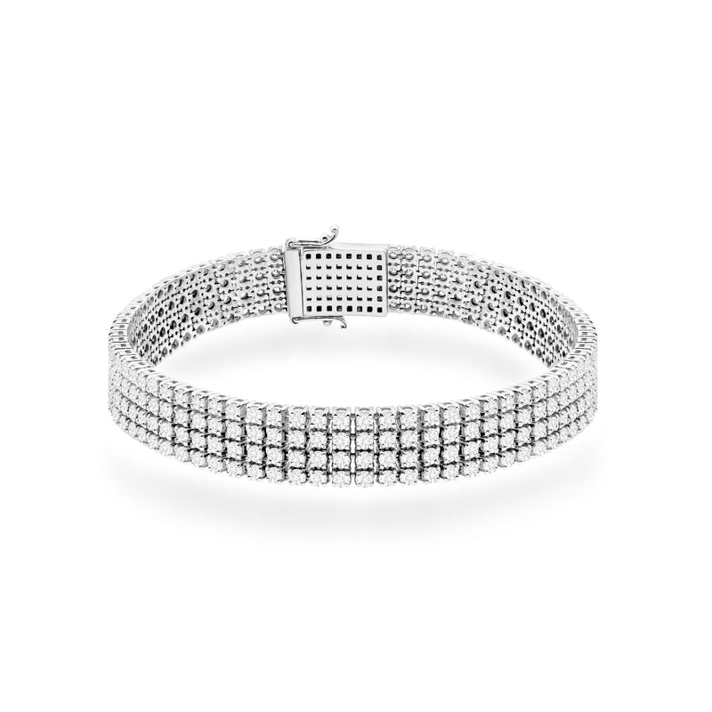 Bratara Aur 14K cu Diamante de Laborator 6.00 ct, imaginea 3 din 5