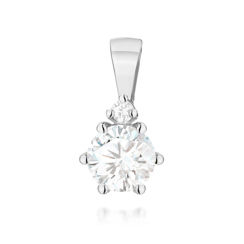 Pandantiv Aur 14K cu Diamante de Laborator 0.51 ct, imaginea 5 din 5