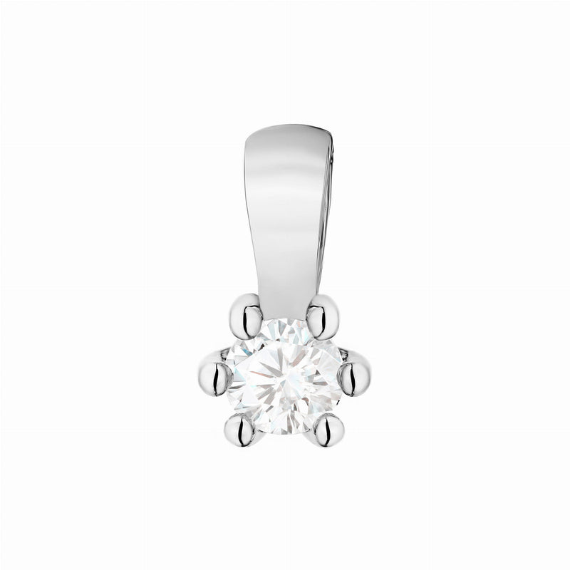 Pandantiv Aur 14K cu Diamant de Laborator 0.10 ct, imaginea 3 din 3