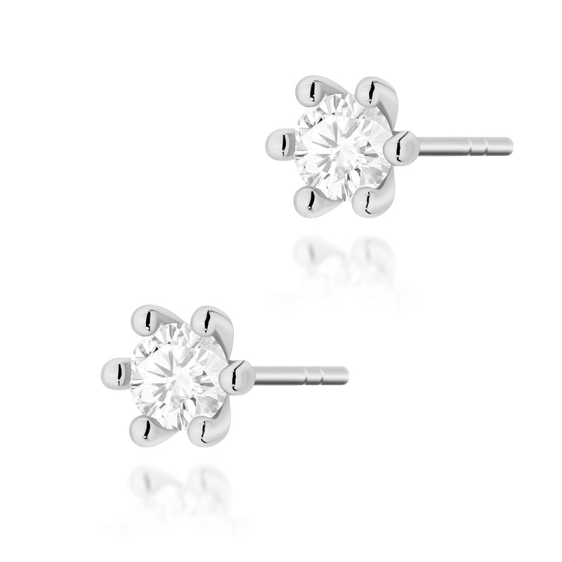 Cercei Aur 14K cu Diamant Natural 0.30 ct, imaginea 4 din 9
