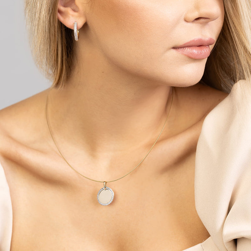 Cercei Aur 14K cu Diamante Naturale 0.83 ct, imaginea 3 din 7