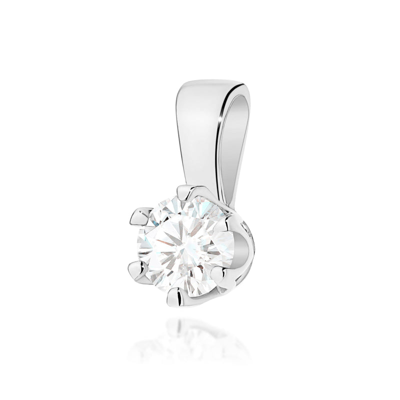 Pandantiv Aur 14K cu Diamant de Laborator 0.30 ct, imaginea 7 din 9
