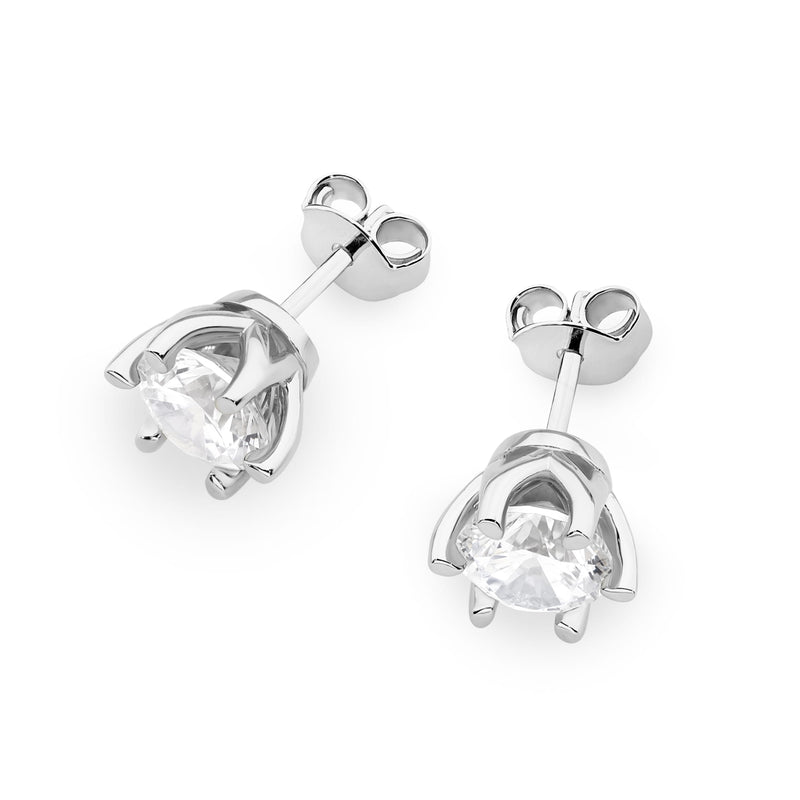 Cercei Aur 14K cu Diamant Natural 1.00 ct, imaginea 8 din 9