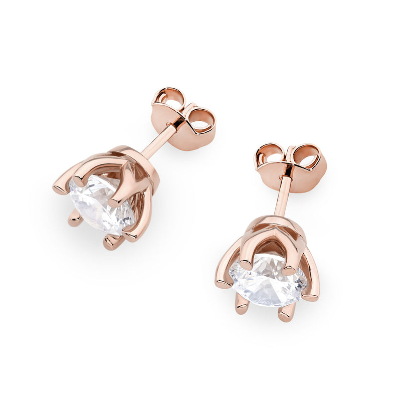 Cercei Aur 14K cu Diamant de Laborator 1.00 ct, imaginea 5 din 9