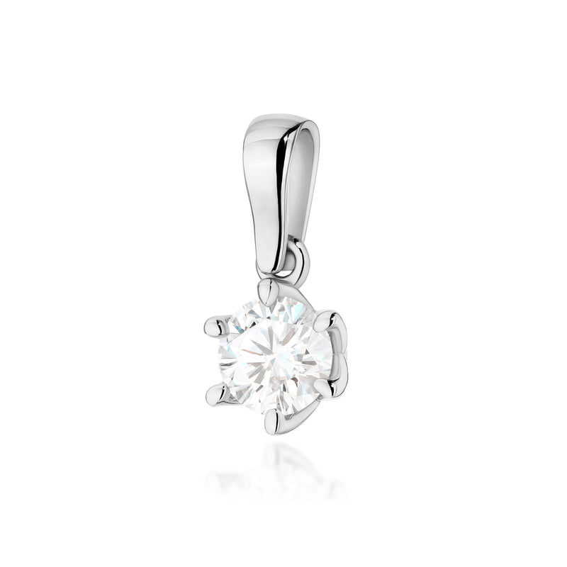Pandantiv Aur 14K cu Diamant Natural 0.70 ct, imaginea 7 din 9
