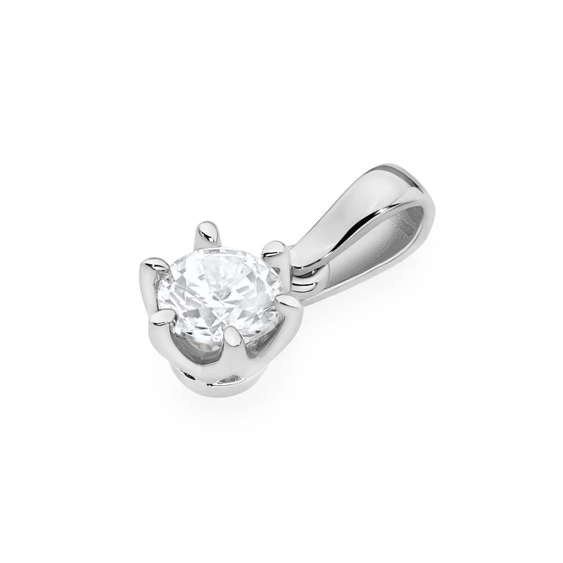 Pandantiv Aur 14K cu Diamant Natural 0.70 ct, imaginea 8 din 9