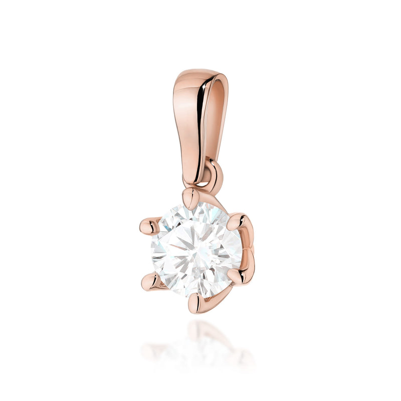 Pandantiv Aur 14K cu Diamant Natural 1.00 ct, imaginea 4 din 9