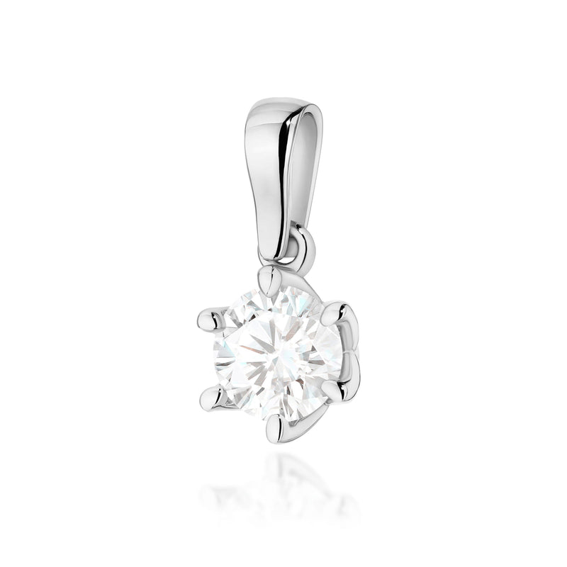 Pandantiv Aur 14K cu Diamant Natural 1.00 ct, imaginea 7 din 9