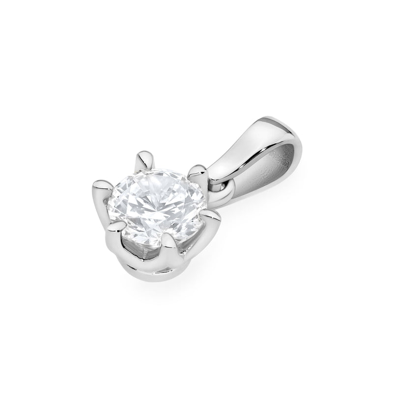 Pandantiv Aur 14K cu Diamant Natural 1.00 ct, imaginea 8 din 9
