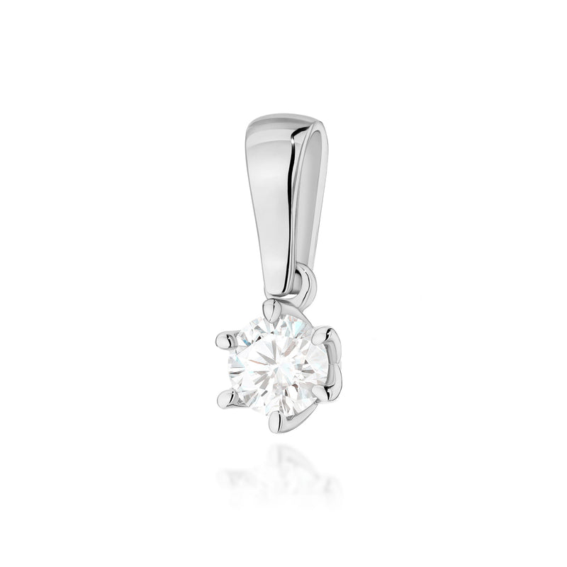 Pandantiv Aur 14K cu Diamant de Laborator 0.30 ct, imaginea 7 din 9