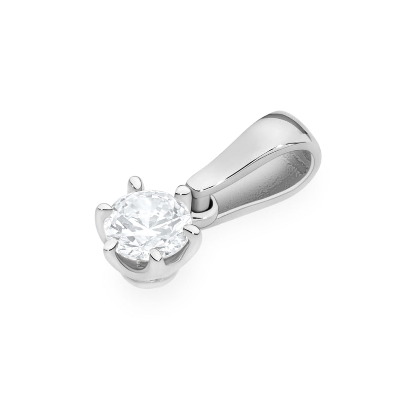 Pandantiv Aur 14K cu Diamant de Laborator 0.30 ct, imaginea 8 din 9