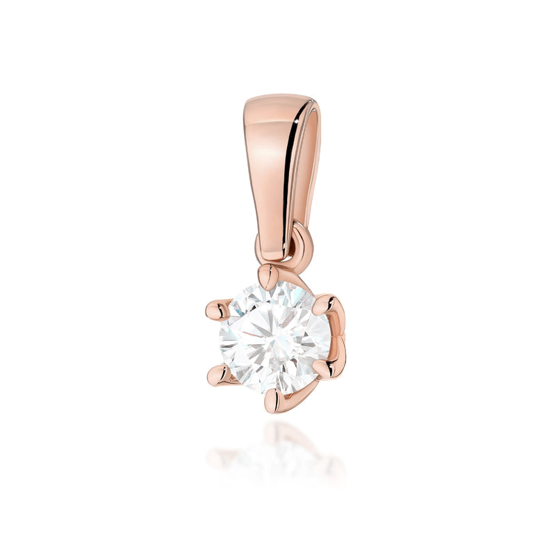 Pandantiv Aur 14K cu Diamant de Laborator 0.40 ct, imaginea 4 din 9