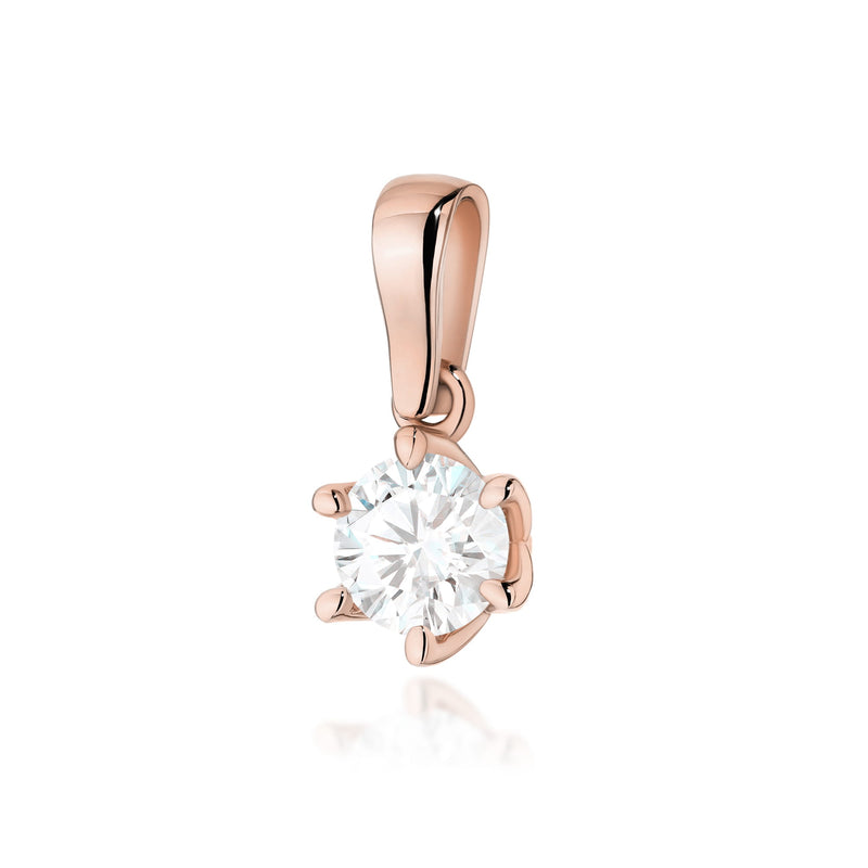 Pandantiv Aur 14K cu Diamant de Laborator 0.70 ct, imaginea 4 din 9