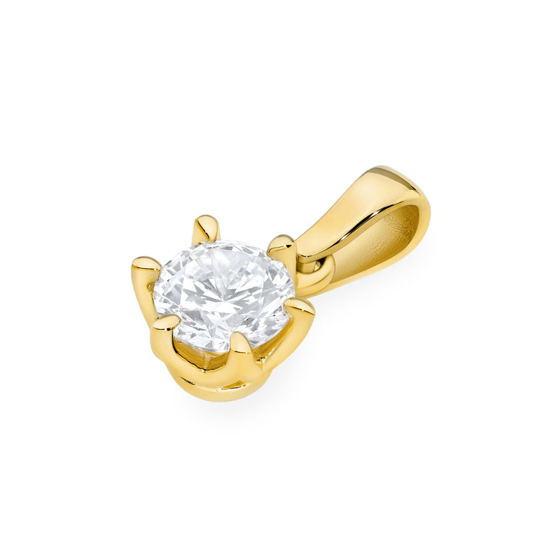 Pandantiv Aur 14K cu Diamant de Laborator 1.00 ct, imaginea 2 din 9