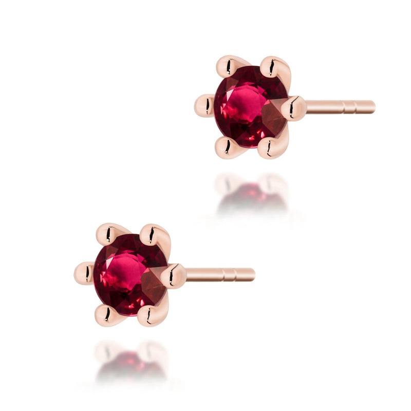 Cercei Aur 14K cu Rubin 0.30 ct, imaginea 4 din 9