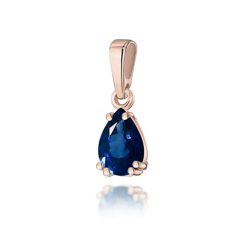Pandantiv Aur 14K cu Safir 0.60 ct, imaginea 3 din 6