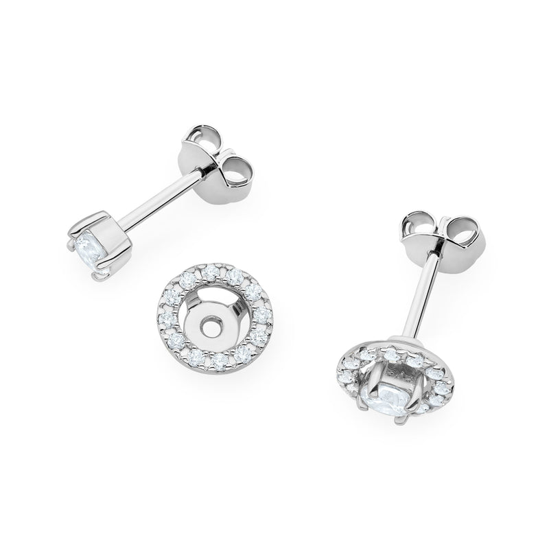 Cercei Aur 14K cu Diamante Naturale 0.32 ct, imaginea 9 din 10