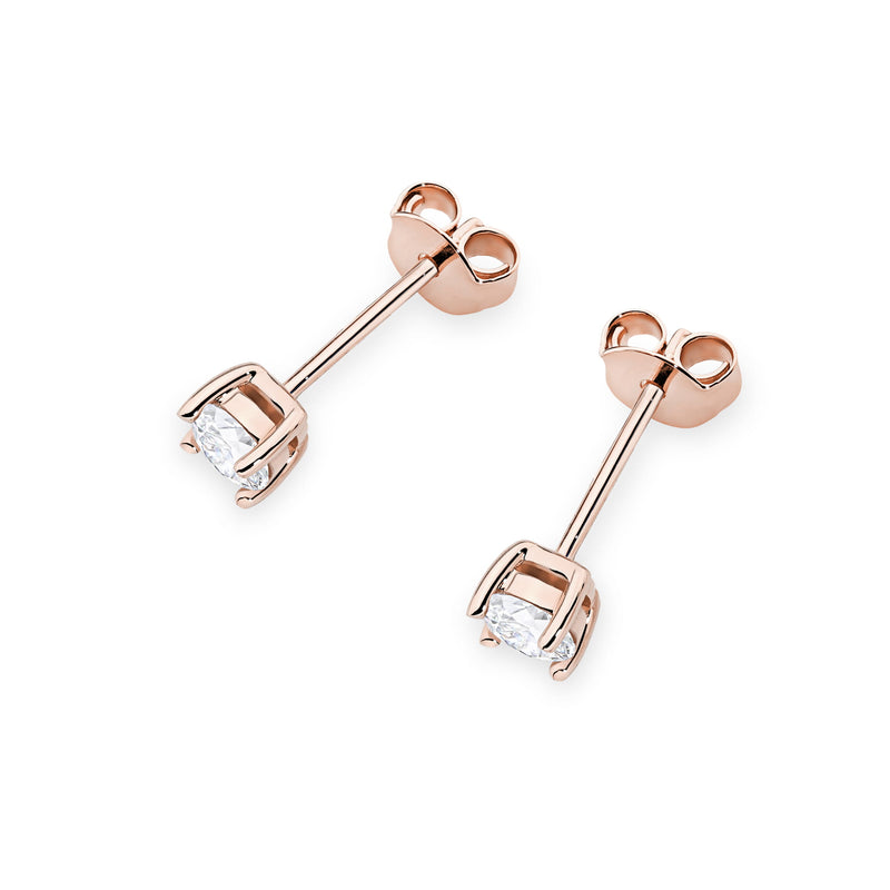 Cercei Aur 14K cu Diamant Natural 0.30 ct, imaginea 5 din 9