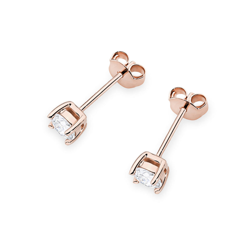 Cercei Aur 14K cu Diamant Natural 0.40 ct, imaginea 5 din 9