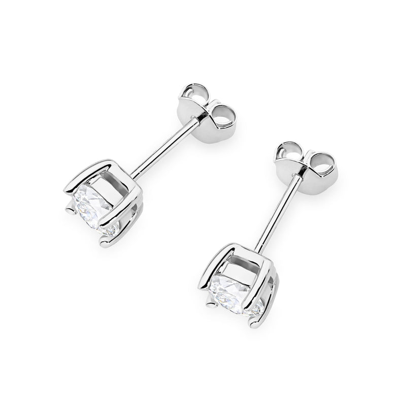 Cercei Aur 14K cu Diamant Natural 0.70 ct, imaginea 8 din 9