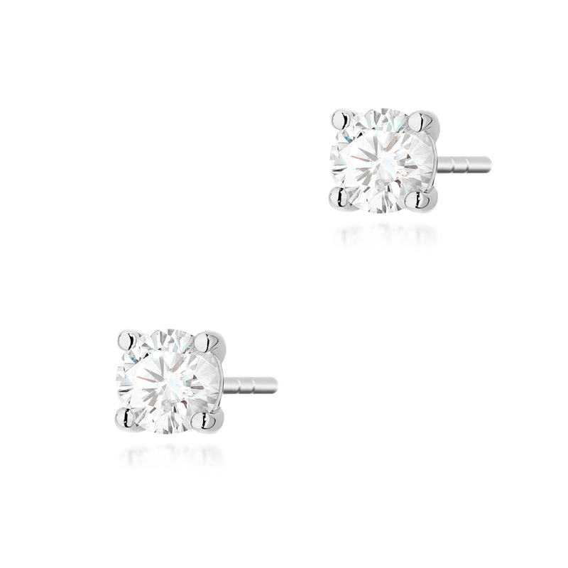 Cercei Aur 14K cu Diamant de Laborator 0.40 ct, imaginea 7 din 9