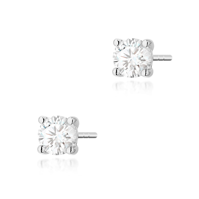Cercei Aur 14K cu Diamant de Laborator 0.50 ct, imaginea 7 din 9