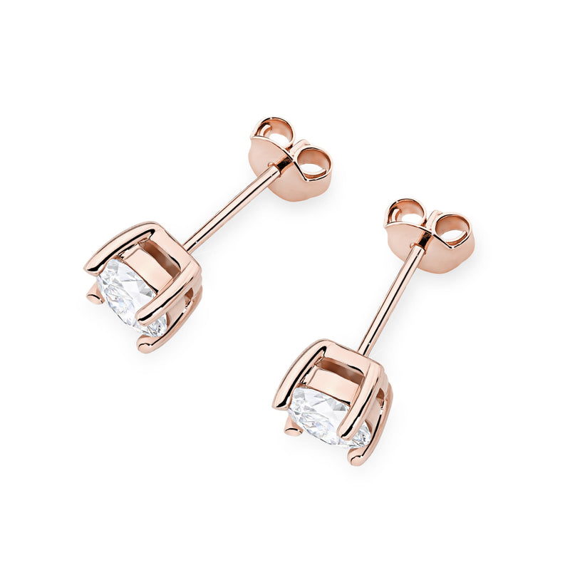 Cercei Aur 14K cu Diamant de Laborator 1.00 ct, imaginea 5 din 9