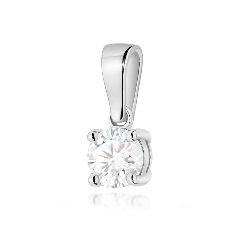 Pandantiv Aur 14K cu Diamant Natural 0.50 ct, imaginea 9 din 12
