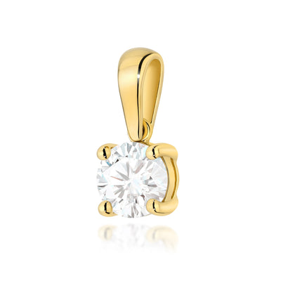 Pandantiv Aur 14K cu Diamant Natural 1.00 ct