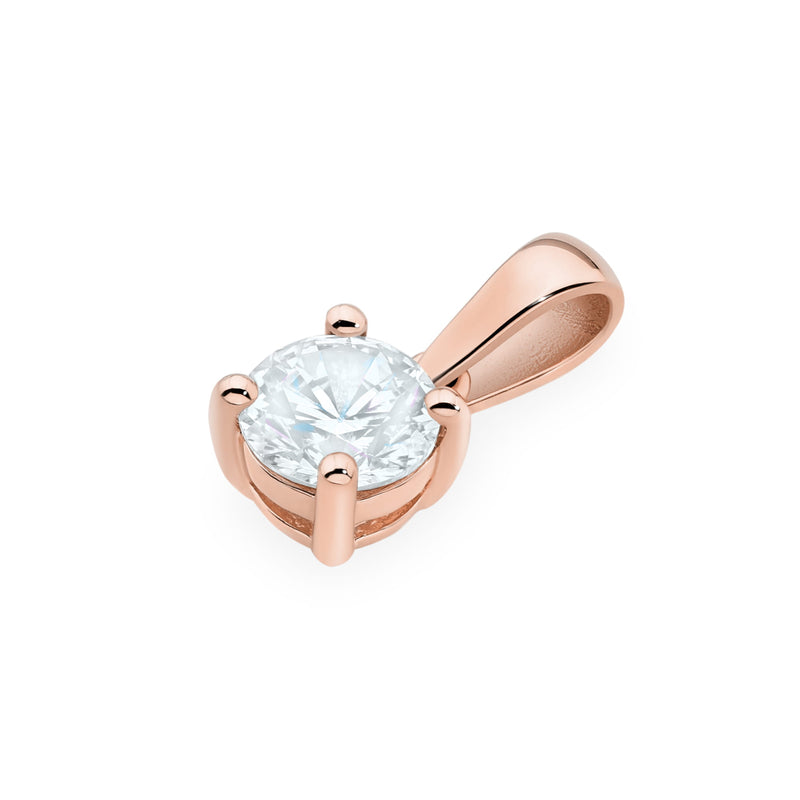 Pandantiv Aur 14K cu Diamant Natural 1.00 ct, imaginea 6 din 12