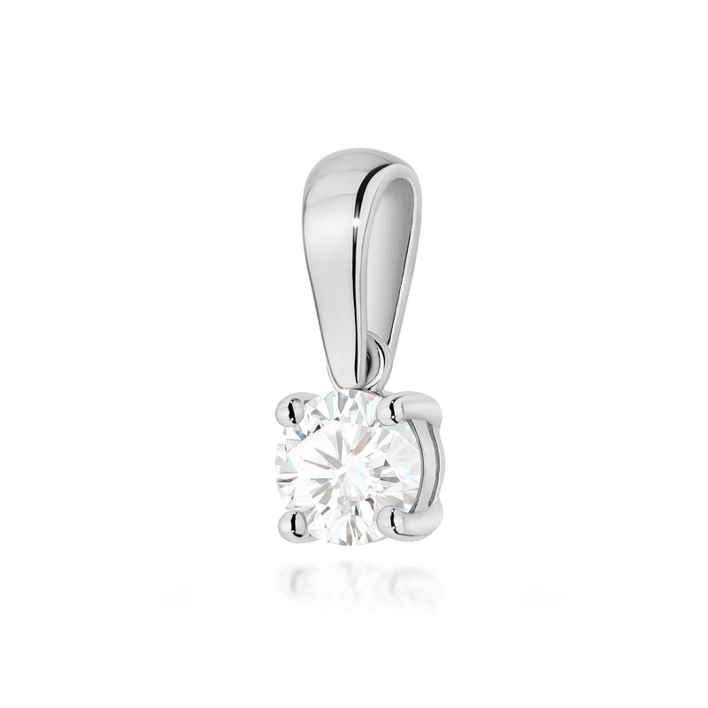 Pandantiv Aur 14K cu Diamant de Laborator 0.30 ct, imaginea 9 din 12
