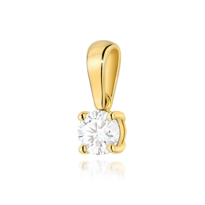 Pandantiv Aur 14K cu Diamant de Laborator 0.70 ct