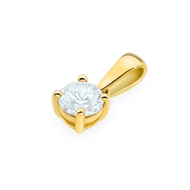 Pandantiv Aur 14K cu Diamant de Laborator 0.70 ct, imaginea 2 din 12
