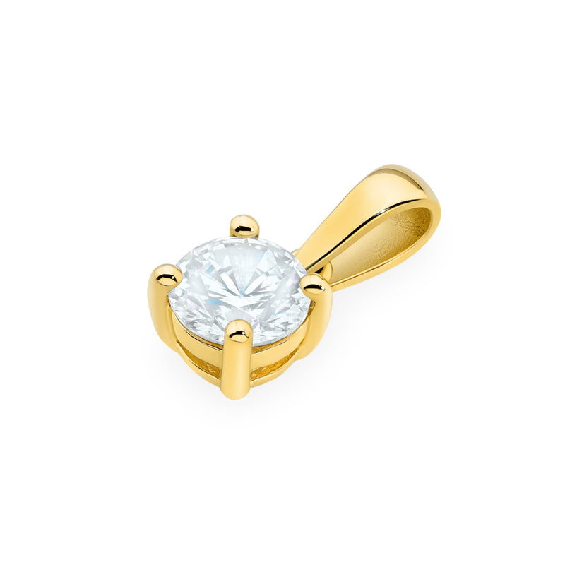 Pandantiv Aur 14K cu Diamant de Laborator 1.00 ct, imaginea 2 din 12