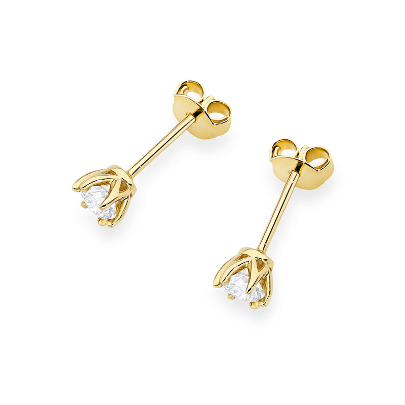 Cercei Aur 14K cu Diamant Natural 0.30 ct, imaginea 2 din 9