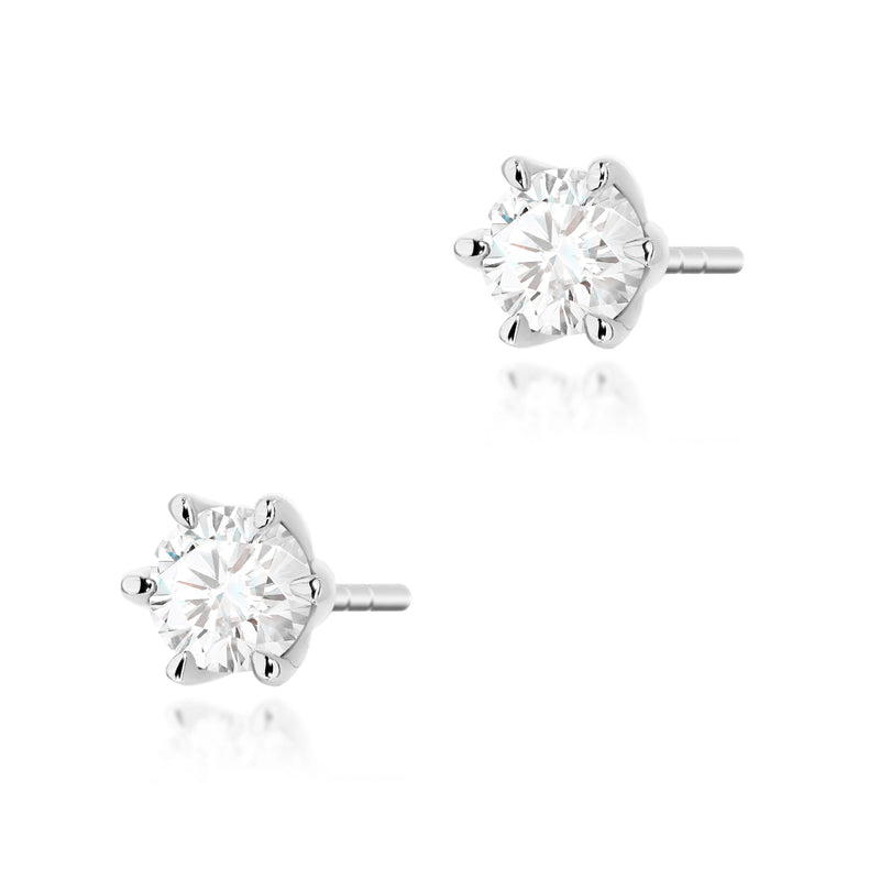 Cercei Aur 14K cu Diamant Natural 0.40 ct, imaginea 7 din 9