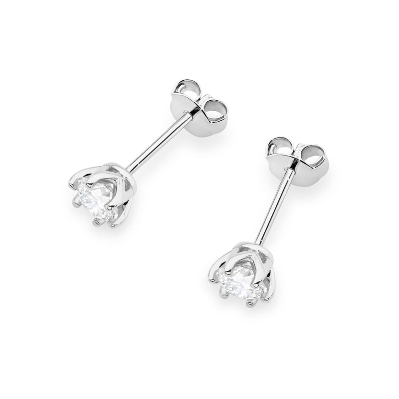 Cercei Aur 14K cu Diamant de Laborator 0.40 ct, imaginea 8 din 9