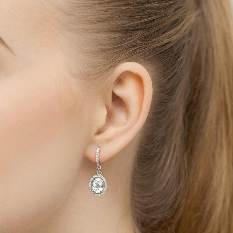 Cercei Aur 14K cu Diamante de Laborator 2.29 ct, imaginea 9 din 9