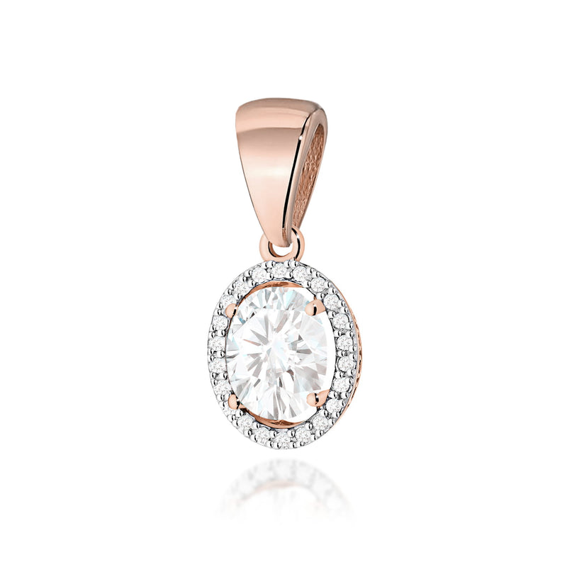 Pandantiv Aur 14K cu Diamante de Laborator 2.11 ct, imaginea 3 din 6