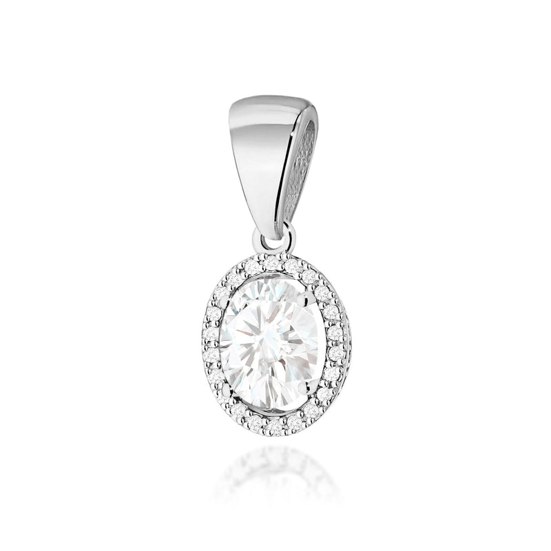 Pandantiv Aur 14K cu Diamante de Laborator 2.11 ct, imaginea 5 din 6
